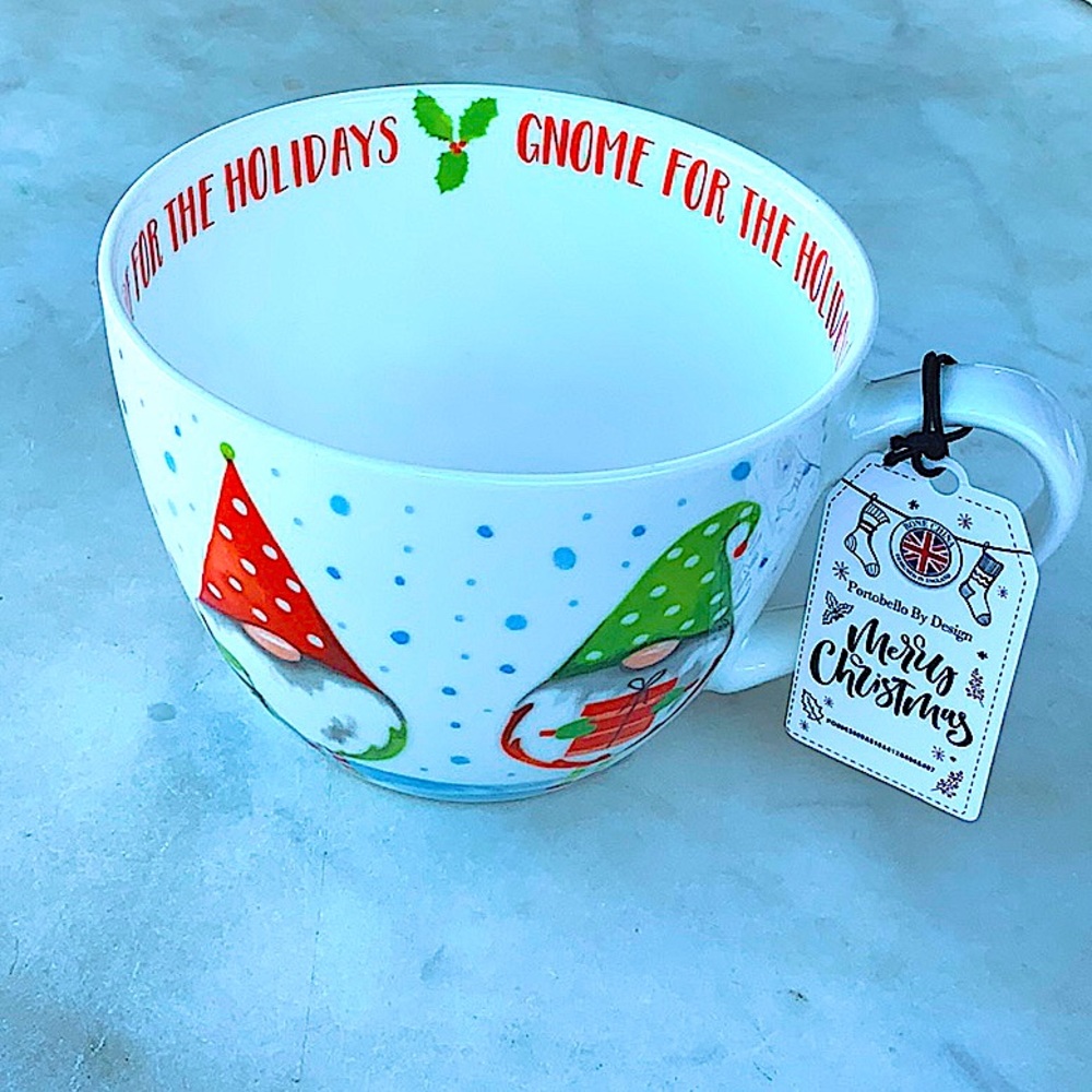 PORTOBELLO BY DESIGN “GNOME FOR THE HOLIDAYS” PORCELAIN ENGLAND